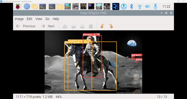 Object Detection Using a Resource-Limited Device with Machine Learning